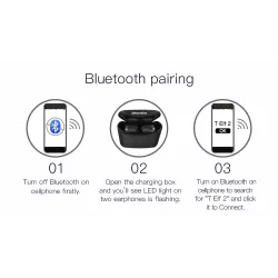 AuricularesBluetooth earphones - TWS 5.0 - wireless - waterproof - with charging box
