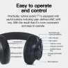 Bluedio 7th - draadloze hoofdtelefoon - Bluetooth - ruisonderdrukking - met microfoon / spraakbedieningOor- & hoofdtelefoons
