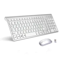 Bezprzewodowa klawiatura / mysz / USB - 2.4G - układ USA / rosyjskiMyszka klawiaturowa