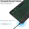 RGB draadloos toetsenbord / muis - Bluetooth - Russisch / Spaans / Engels lay-outToetsenbord & Muis