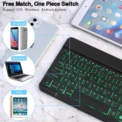 RGB wireless keyboard / mouse - Bluetooth - Russian / Spanish / English layoutKeyboard & Mouse