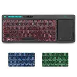 K18 Plus wireless keyboard - English / Russian / Hebrew - 3LED
