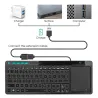 K18 Plus wireless keyboard - English / Russian / Hebrew - 3LED