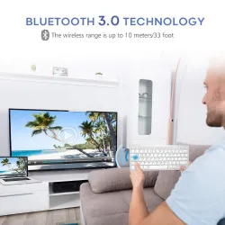 TecladosHebrew wireless keyboard - Bluetooth - iOS / Android / Windows