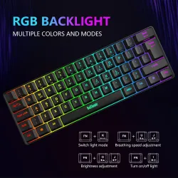 RedThunder - gaming wired keyboard - with RGB backlight