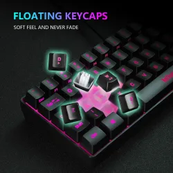 RedThunder - gaming wired keyboard - with RGB backlight