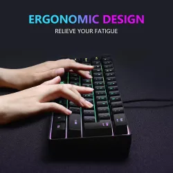 RedThunder - gaming wired keyboard - with RGB backlight