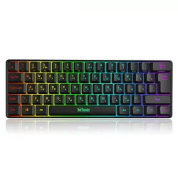 RedThunder - bedraad gaming-toetsenbord - met RGB-achtergrondverlichtingToetsenborden