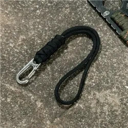 Multi-functional paracord - survival / emergency rope - with keychain