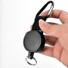 Keychain with retractable wire rope - anti-theft - 80cm