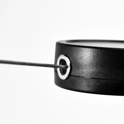 Keychain with retractable wire rope - anti-theft - 80cm