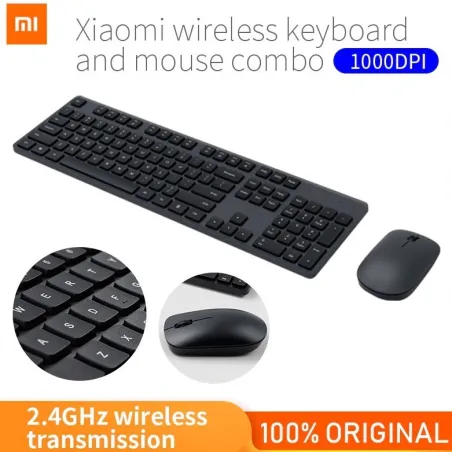 MouseXiaomi wireless keyboard / mouse - 2.4GHz - notebook - laptop