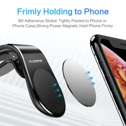 TitularesSoporte magnético para teléfono, para automóvil, con clip, para teléfonos inteligentes de 3,5 "a 7"