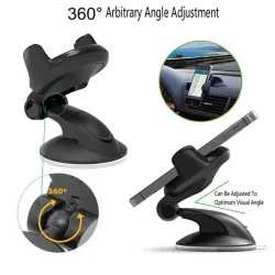 Universal smartphone holder - dashboard stand - suction