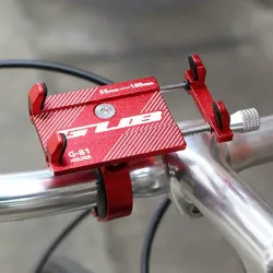 Bicycle handlebar phone holder – aluminum clip mount bracket for secure cycling navigationHolders