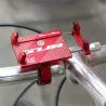 Bicycle handlebar phone holder – aluminum clip mount bracket for secure cycling navigationHolders