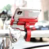 Bicycle handlebar phone holder – aluminum clip mount bracket for secure cycling navigationHolders