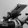 Bicycle handlebar phone holder – aluminum clip mount bracket for secure cycling navigationHolders