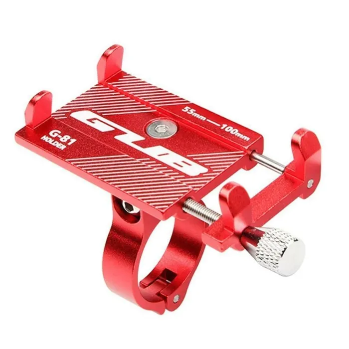 Bicycle handlebar phone holder – aluminum clip mount bracket for secure cycling navigationHolders