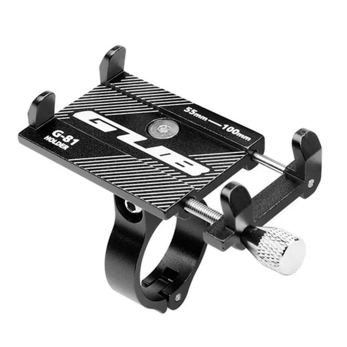 Bicycle handlebar phone holder – aluminum clip mount bracket for secure cycling navigationHolders
