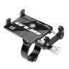 Bicycle handlebar phone holder – aluminum clip mount bracket for secure cycling navigationHolders
