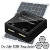Doppelter USB-Regler - Solarladegerät - für Telefone / Powerbank / Lüfter - 5-20V - 5V 3A