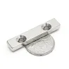 N35 rectangular magnets - with double holes - 50 * 10 * 5mm - 3 pieces / lot