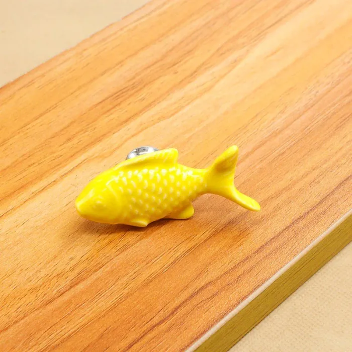 Fish shaped knobs - furniture handles