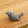 Dove shaped knob - furniture handle - ceramic