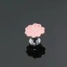 Orchid shaped knobs - ceramic - cabinets / cupboards / handles