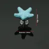 Starfish shaped furniture knobs - ceramic handles