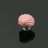 Seashell shaped knob - ceramic - cupboard / handles / cabinet
