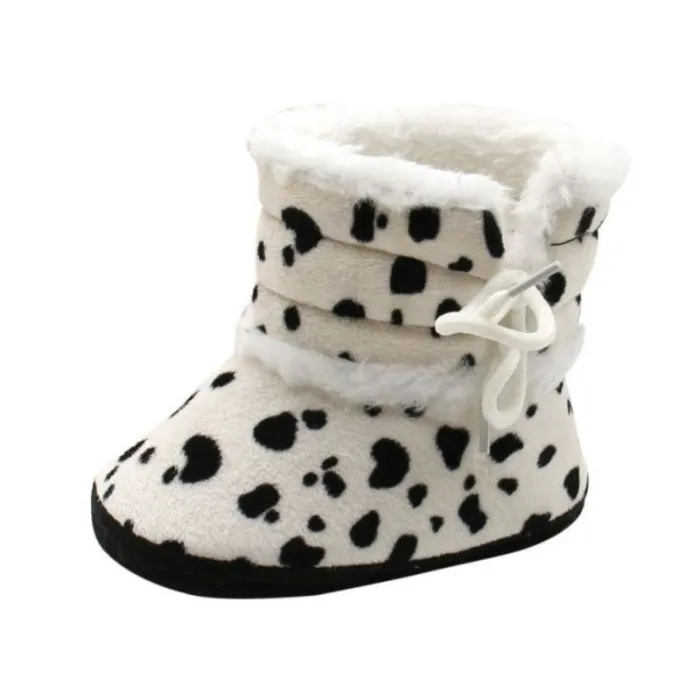Warme Baby- / Neugeborenenschuhe - rutschfest - mit verstellbarem Riemen