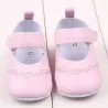 Lederschuhe - mit Blumenmuster - für Neugeborene / Babys