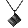 Heilige Bijbel hanger - met ketting - roestvrij staalKettingen