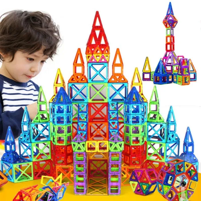 Mini Magnetbausteine - Baukasten - Kunststoff