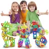 Mini magnetische bouwstenen - bouwset - kunststofConstructie