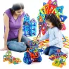 Mini magnetische bouwstenen - bouwset - kunststofConstructie