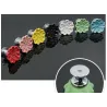 Orchid shaped knobs - ceramic - cabinets / cupboards / handles