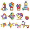 Mini magnetic building blocks - construction set - 50 pieces