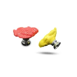 MueblesCartoon fish shaped knob - ceramic - cabinets / handles / cupboards