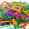 Plastic building blocks - sticks - creative construction toy - 500 pieces