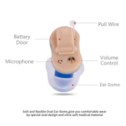 Q10 hearing aid -  adjustable - wireless - invisible - sound amplifier