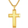 Kruis met gebeden - ketting - roestvrij staalHalskettingen