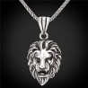 CollaresNecklace with lion charm - unisex - gold color - stainless steel - giftt
