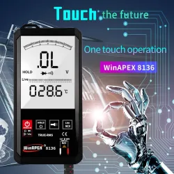 Automatic digital multimeter - touch screen - 6000 counts - intelligent scanning - NCV / True RMS measurementMultimeters