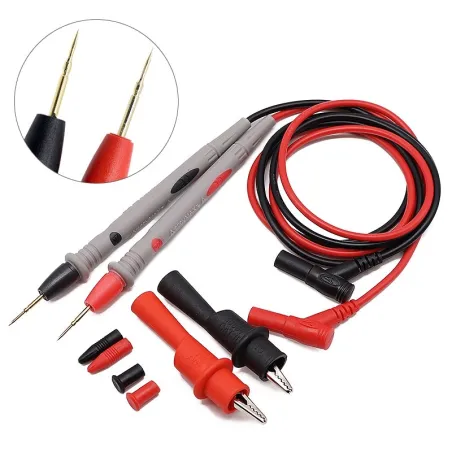 MultimetrosDigital multimeter set - soft silicon - universal test leads with alligator clip