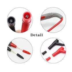 MultimetrosDigital multimeter set - soft silicon - universal test leads with alligator clip