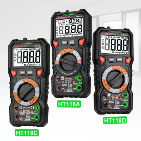 Professional high voltage multimeter - 6000 counts - 1000V - digital