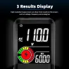 Digitalmultimeter - 9999 Zählungen - DC / AC / Ohm / NCV / Hz / Live Wire Tester - LCD-Farbdisplay